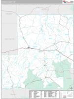 Carbon County, WY Wall Map Zip Code