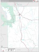 Johnson County, WY Wall Map Zip Code