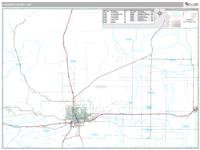Laramie County, WY Wall Map Zip Code