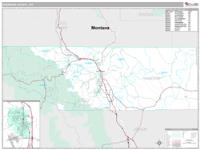 Sheridan County, WY Wall Map Zip Code