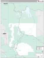 Teton County, WY Wall Map