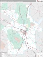 Alexandria Metro Area Wall Map