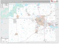 Ann Arbor Metro Area Wall Map