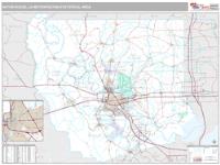 Baton Rouge Metro Area Wall Map