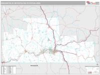 Binghamton Metro Area Wall Map