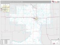 Bismarck Metro Area Wall Map