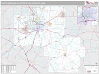 Canton-Massillon Metro Area Wall Map