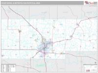Cedar Rapids Metro Area Wall Map