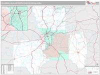 Columbus Metro Area Wall Map