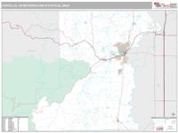 Corvallis Metro Area Wall Map