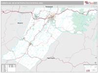 Cumberland Metro Area Wall Map