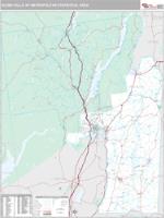 Glens Falls Metro Area Wall Map