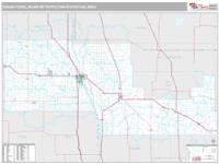 Grand Forks Metro Area Wall Map