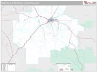 Great Falls Metro Area Wall Map