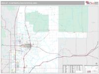 Greeley Metro Area Wall Map