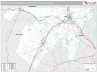 Hagerstown-Martinsburg Metro Area Wall Map