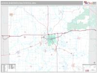 Jackson Metro Area Wall Map