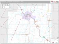 Jonesboro Metro Area Wall Map