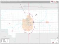 Kokomo Metro Area Wall Map
