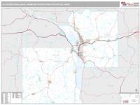 La Crosse-Onalaska Metro Area Wall Map