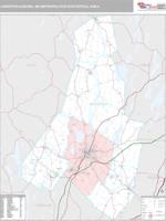 Lewiston-Auburn Metro Area Wall Map