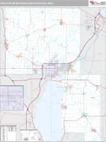 Appleton Metro Area Wall Map