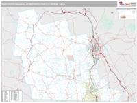 Manchester-Nashua Metro Area Wall Map