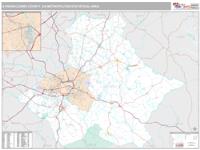 Athens-Clarke County Metro Area Wall Map