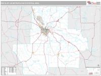 Pine Bluff Metro Area Wall Map