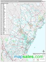 Portsmouth-Rochester Metro Area Wall Map