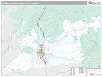Redding Metro Area Wall Map