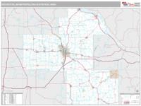 Rochester Metro Area Wall Map