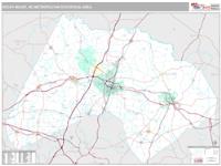 Rocky Mount Metro Area Wall Map