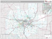 St. Louis Metro Area Wall Map