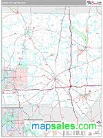 Sharon Metro Area Wall Map