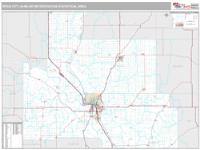 Sioux City Metro Area Wall Map