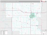 Sioux Falls Metro Area Wall Map