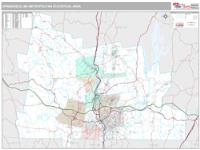 Springfield Metro Area Wall Map