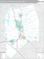 Stockton-Lodi Metro Area Wall Map