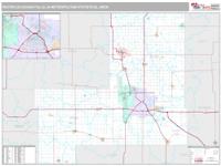 Waterloo-Cedar Falls Metro Area Wall Map