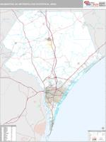 Wilmington Metro Area Wall Map