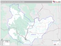 Wenatchee Metro Area Wall Map