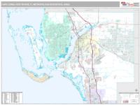 Cape Coral-Fort Myers Metro Area Wall Map