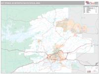 Hot Springs Metro Area Wall Map