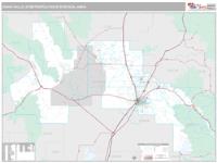 Idaho Falls Metro Area Wall Map