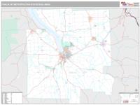 Ithaca Metro Area Wall Map