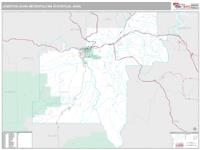 Lewiston Metro Area Wall Map