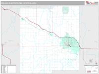 Midland Metro Area Wall Map
