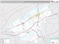 Morristown Metro Area Wall Map