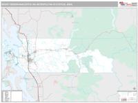 Mount Vernon-Anacortes Metro Area Wall Map